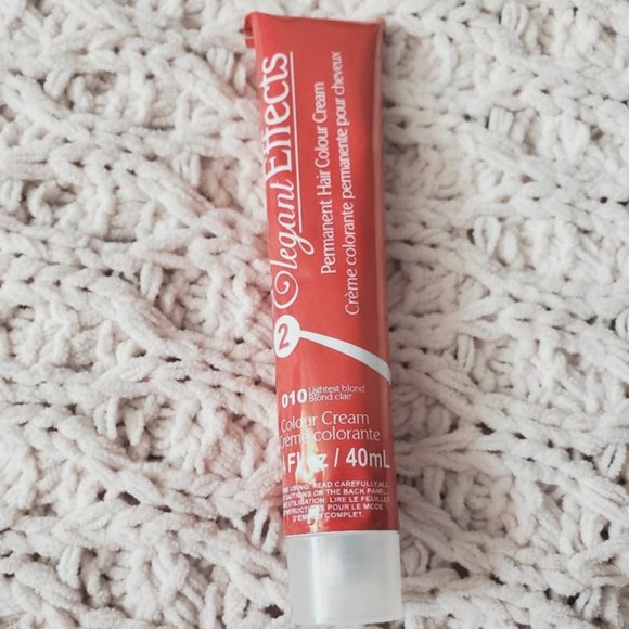 010 Permanent Lightest Blond Hair Color Cream by Elegant Effects - Picture 7 of 10